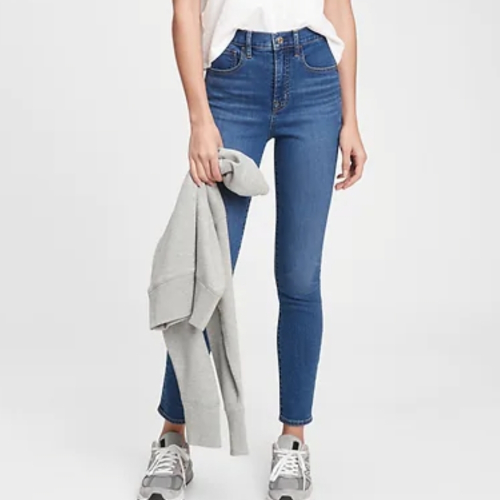 Gap 1969 Gap For Good Classic Dark Indigo True Y2K Baddie Skinny Jeans 31